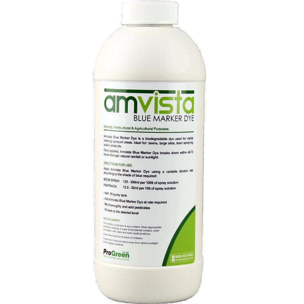 Amvista Blue Marker Dye 1L -Identifies Sprayed Areas 2 Amvista Blue Marker Dye 1L -Identifies Sprayed Areas - Image 2