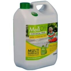 MossOff Chemical Free Multi Surface 5L - Clears Moss & Algae On Hard Surfaces 12 MossOff Chemical Free Multi Surface 5L - Clears Moss & Algae On Hard Surfaces -Garden Supplies Sales Shop moss off multi 3 4