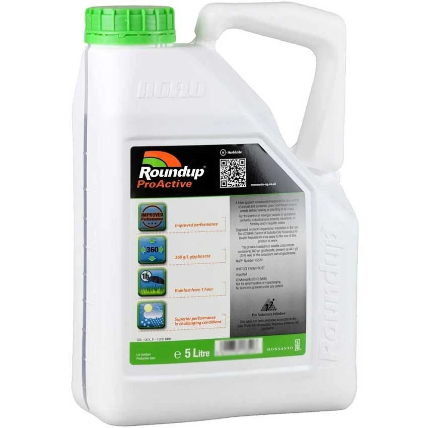 Roundup ProActive 5 L - Glyphosate Weedkiller 1 Roundup ProActive 5 L - Glyphosate Weedkiller