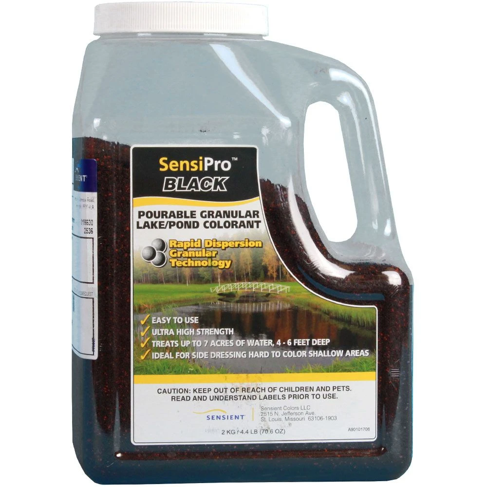 Sensipro Black 2KG - Granular Dye To Control Aquatic Weeds 1 Sensipro Black 2KG - Granular Dye To Control Aquatic Weeds